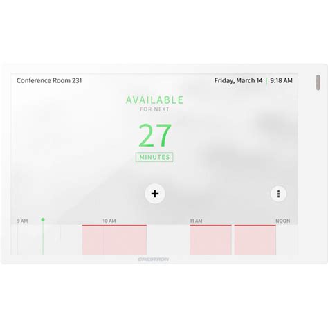 Crestron 7 Room Scheduling Touchscreen White Tss 770 W S Bandh