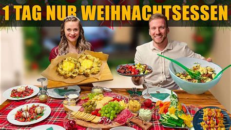 NUR WEIHNACHTSESSEN FÜR 24 STUNDEN AN WEIHNACHTEN Geschenke YouTube