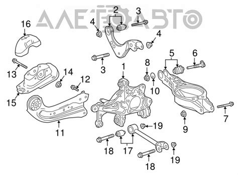 Exploring The Rear Suspension Of The 2002 Toyota Camry A Visual Diagram