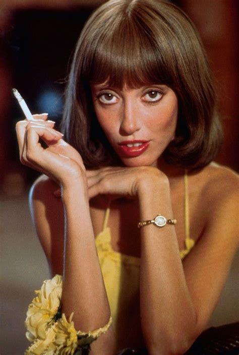 Film Still Of Actor Shelley Duvall Wearing Yellow Dress And Smoking A