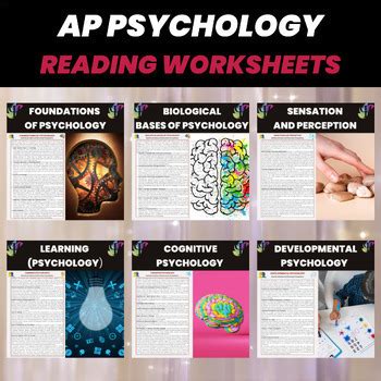 Psychology Worksheets Bundle by Creative Verse Education | TPT