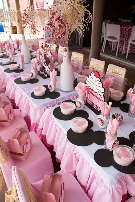 Minnie Mouse Table Minie Mouse Party Minnie Mouse Theme Party Minnie