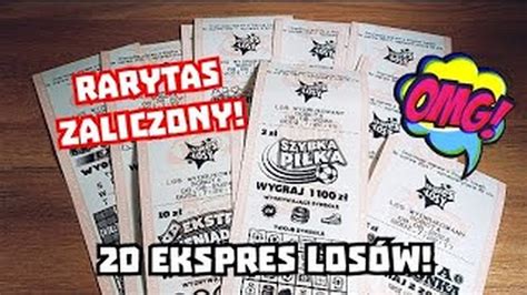 Ekspres Losy Lotto 2 pakiety za 112zł 20 losów W końcu jakiś rarytas CDA