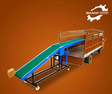 Stainless Steel Belt Loading Conveyors Systems Capacity Kg Per