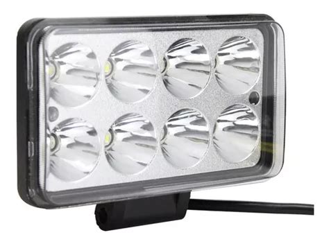 Farol De Milha Led Retangular W V V Caminh O Carro Mercadolivre