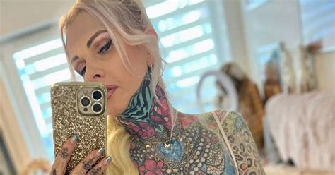 Heavily Tattooed Gran Shares Throwback Snap Of What She Looked Like