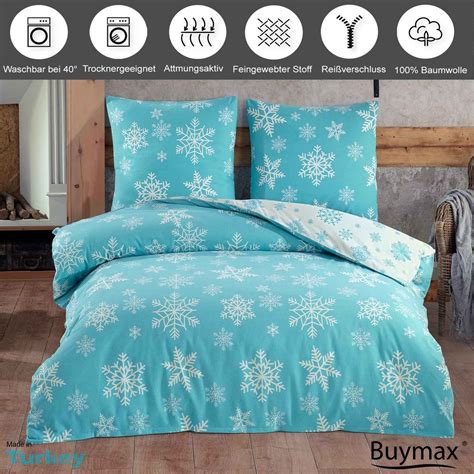 Biber Winter Bettwäsche Set 155x220 cm 100 Kaufland de