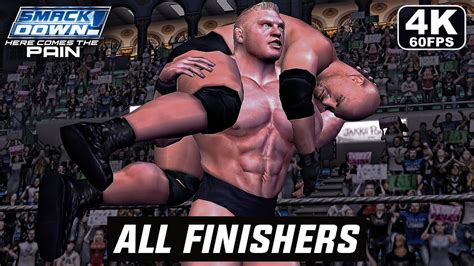 Wwe Smackdown Here Comes The Pain Finishers K Fps Youtube