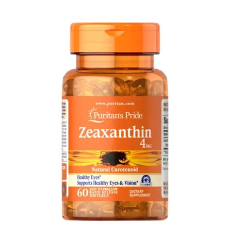 Zeaxanthin Mg C Psulas Puritans Pride