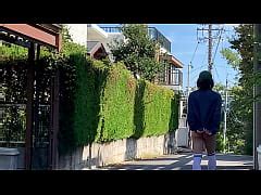 Mayu A Crossdresser Walks Naked Through A Residential Area In The Early Morning Before Anyone