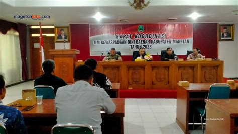 Rakor Tim Kewaspadaan Dini Daerah Antisipasi Magetan Jelang Nataru Dan