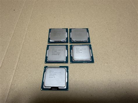 【やや傷や汚れあり】cpu Intel Core I3、i5、i7 まとめ売り 5枚の落札情報詳細 ヤフオク落札価格検索 オークフリー