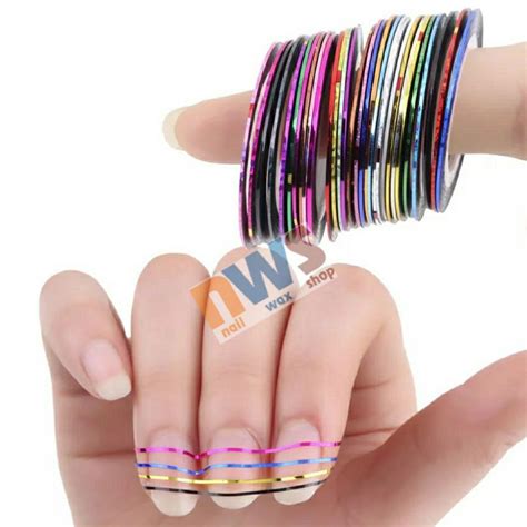 Jual Nail Art Stripping Sticker Stiker Garis Stripping Tape Line