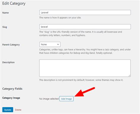 C Mo Agregar Un Campo De Imagen A La Taxonom A En Wordpress