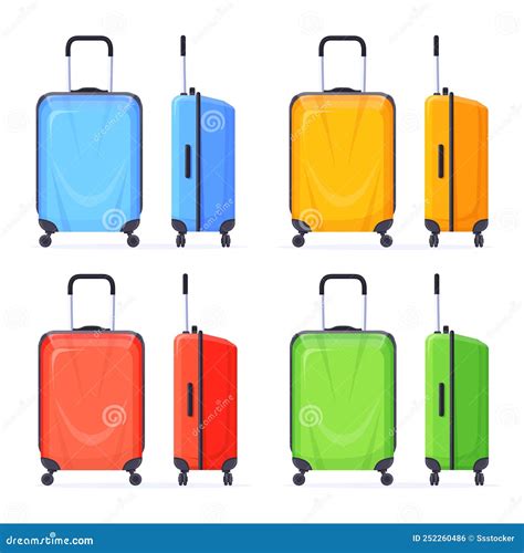 Suitcase With Wheels And Checklist Clipboard Royalty-Free Cartoon