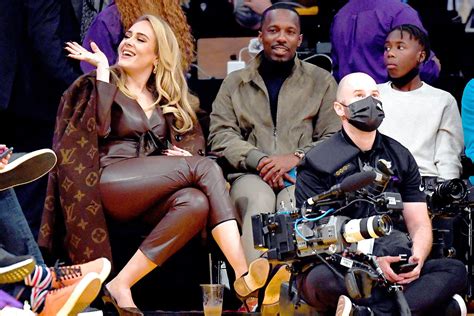 Adele and Boyfriend Rich Paul All Smiles at NBA Season Opener