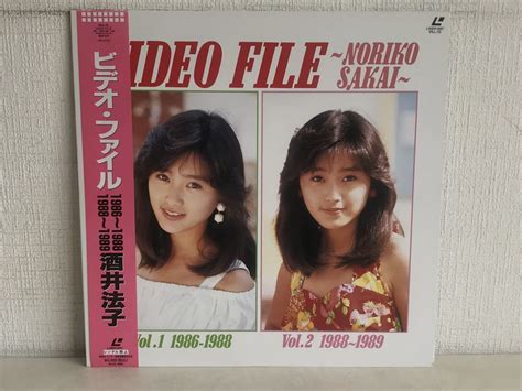 【やや傷や汚れあり】ld Video File 1986~1988・1988~1989 Noriko Sakai 酒井法子 帯