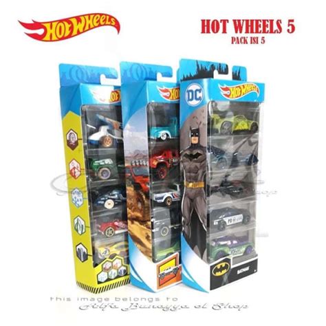 Jual Hot Wheels 5 Cars Gift Pack Pak Isi 5 Mobil Random Hotwheels