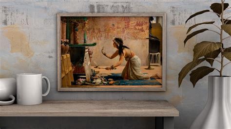 John Weguelin The Obsequies Of An Egyptian Cat 1886 Art Etsy