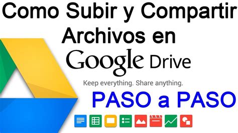 Como Subir Y Compartir Archivos A Google Drive Facil Y Rapido