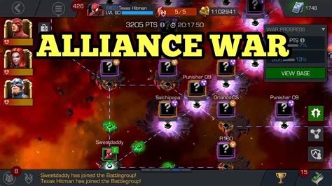 Alliance War Gameplay Part 1 Marvel Contest Of Champions Youtube