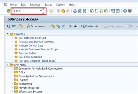 Automatic Payment Program F110 In SAP