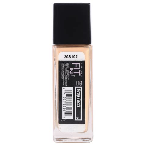 Maybelline Fit Me Dewy Smooth Foundation 125 Nude Beige 1 Fl Oz