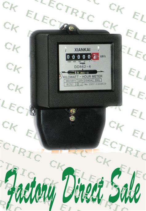 Single Phase Electric Meter Energy Meter Din Rail Kwh Meter Dd862 China Energy Meter And Ck