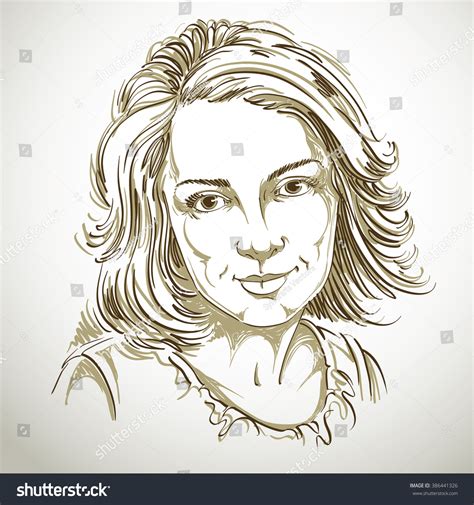 Graphic Vector Handdrawn Illustration White Skin Stock Vector Royalty Free 386441326