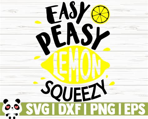 Easy Peasy Lemon Squeezy By CreativeDesignsLLC | TheHungryJPEG