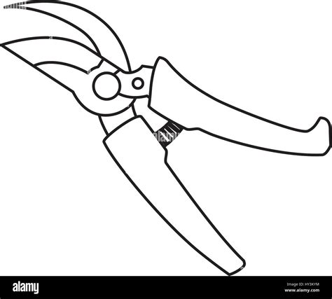 Pruning Shears Drawing