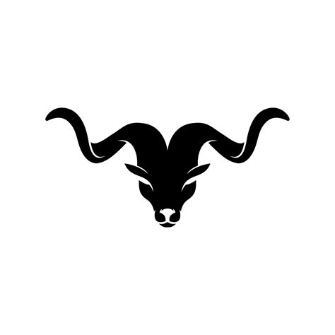 sheep head logo 10030500 Vector Art at Vecteezy