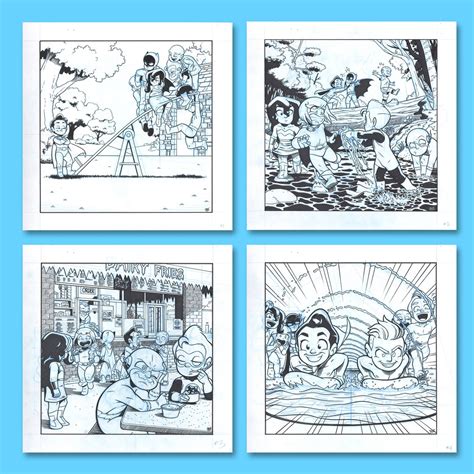 New Jl8 Minis Original Art 1 4 Individual Prices Vary The Art Of Yale Stewart