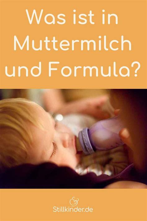 Was Ist In Muttermilch Und Formula