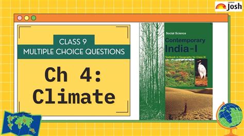 Climate Class Mcqs Cbse Geography Chapter Multiple Choice Questions