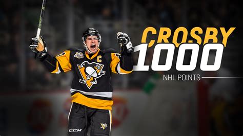 Crosby 1K: Crosby Appreciative of Momentous Milestone | Pittsburgh ...