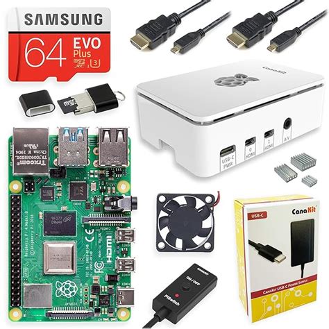 Canakit Raspberry Pi Starter Max Kit Gb Ram Amazon Ca Electronics