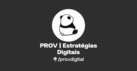 PROV Estratégias Digitais Instagram Facebook Linktree