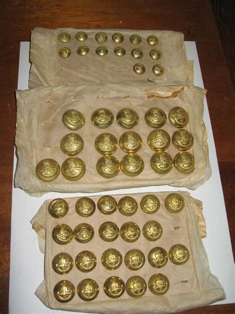 South African Army Royal Durban Light Infantry Buttons 3 Different