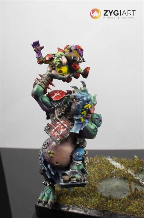 Blood Bowl Troll Player By Tomasz Zygiart Zygmunt Putty Paint