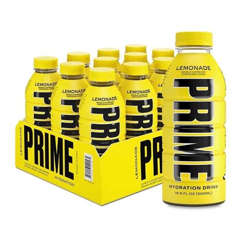 Prime Hydration Lemonade 12 Pack