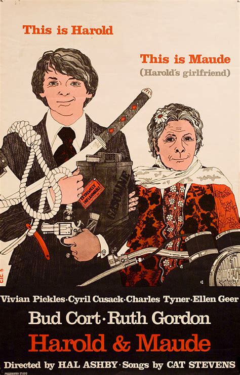 Harold and Maude 1970 Belgian Poster - Posteritati Movie Poster Gallery