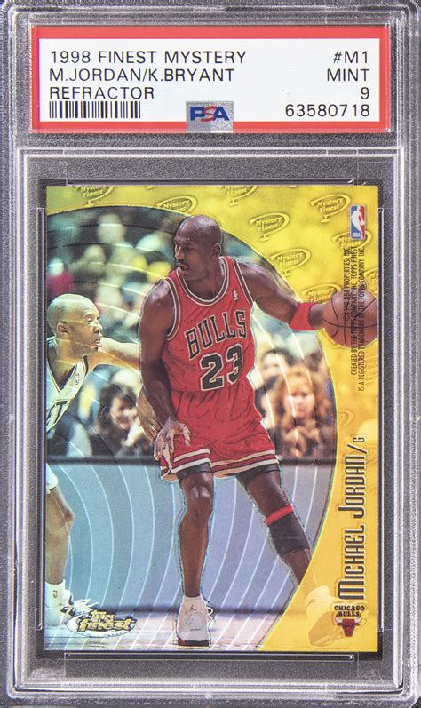 Lot Detail 1998 99 Topps Finest Mystery Refractor M1 Michael Jordan