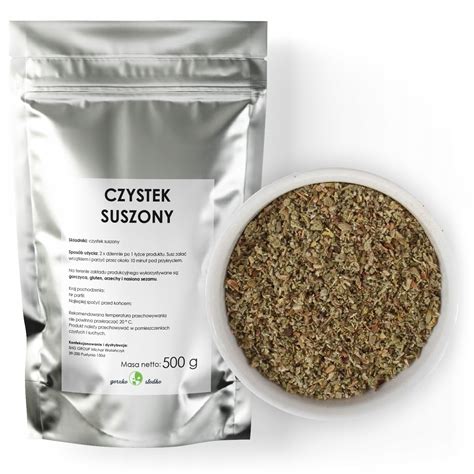 CZYSTEK SUSZONY Naturalny Herbata 500g 6624702026 Allegro Pl