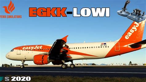 Fenix A Gsx Pro Real Life Easyjet Route London Gatwick To