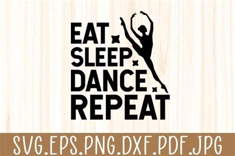 Eat Sleep Dance Repeat Graphic By Monster Creative Fabrica