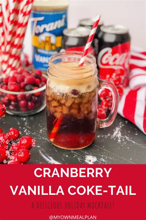 Cranberry Vanilla Coke Tail Alex Daynes Recipe Christmas Drinks