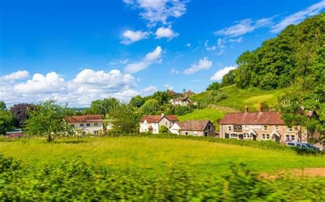 Rickford Village Chew Valley Somerset England Stock Photo Image Of