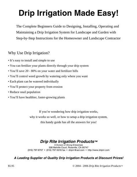 (PDF) Drip Irrigation Design Guide - DOKUMEN.TIPS