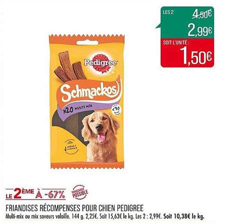 Promo Friandises Récompenses Pour Chien Pedigree chez Match iCatalogue fr